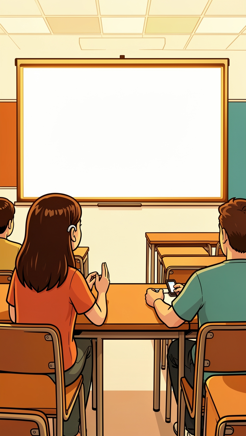 A speech bubble motif for live captions turning talk into text