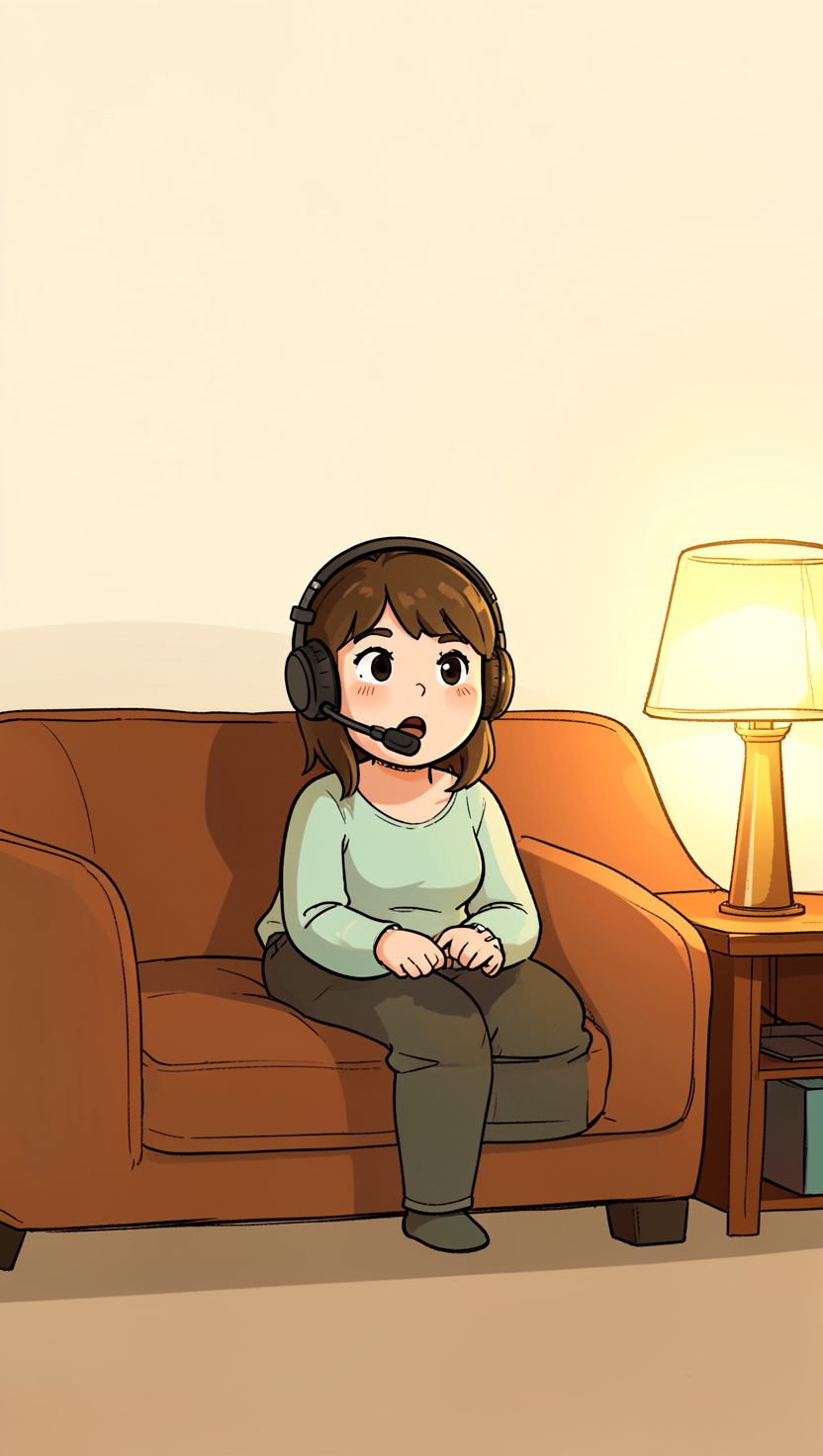 A hand resting on a video game controller